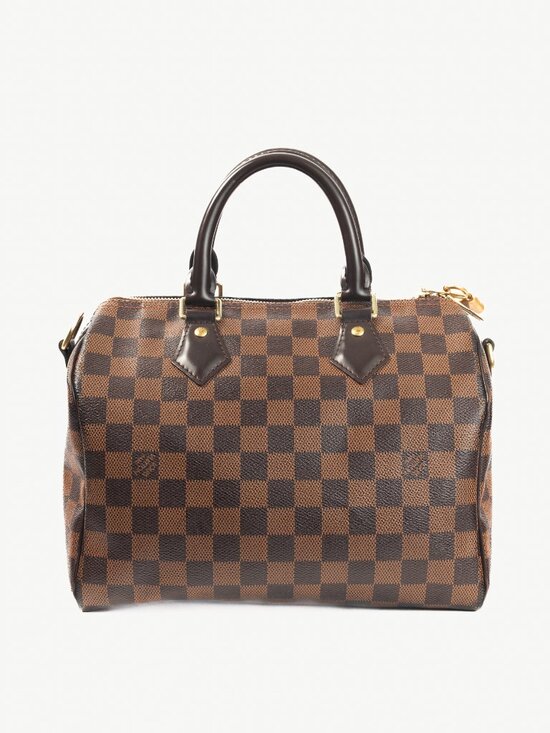 Louis Vuitton Speedy Bandouliere NM 25 Damier Ebene Canvas Handbag - Picture 4 of 13